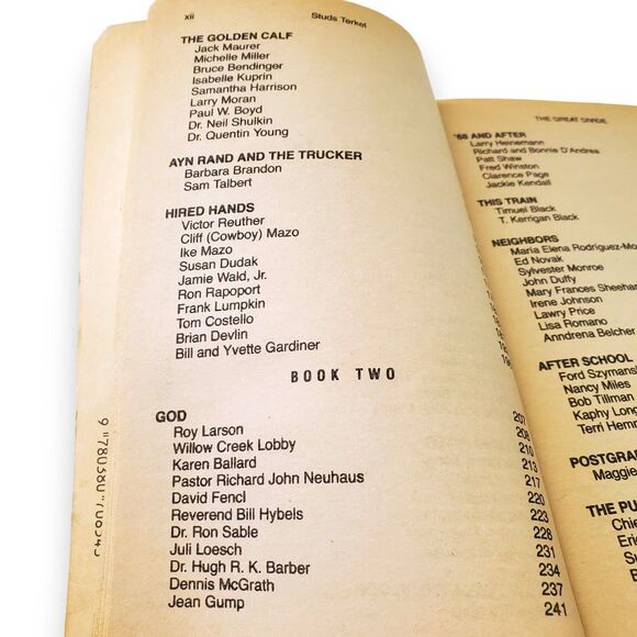 Vintage 1989 The Great Divide by Studs Terkel Paperback Book 1st Avon Edition - Picture 10 of 15